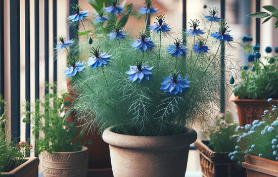 Czarnuszka siewna: Idealna roślina na balkon i taras