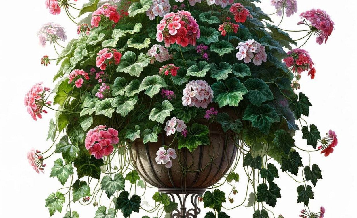 Uprawa i pielęgnacja pelargonii bluszczolistnej (Pelargonium peltatum)