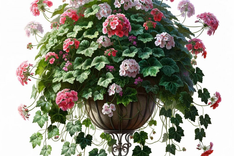 Uprawa i pielęgnacja pelargonii bluszczolistnej (Pelargonium peltatum)