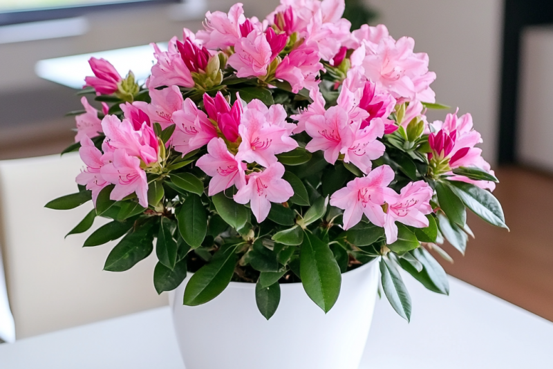 Azalia japońska doniczkowa (Rhododendron japonicum) – wszystko, co warto wiedzieć! 🌿🌺
