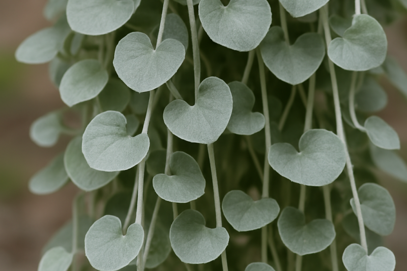 🌿 Dichondra 'Silver Falls' – Srebrna piękność do donic i ogrodów