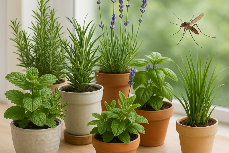 🦟 7 roślin, które odstraszają komary – naturalna ochrona ogrodu i tarasu