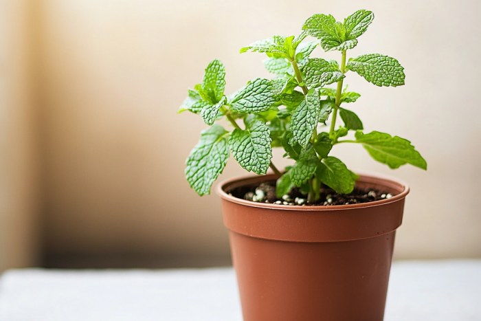 🌿 Doniczkowa mięta na balkon i parapet – prosty sposób na świeże liście przez cały sezon
