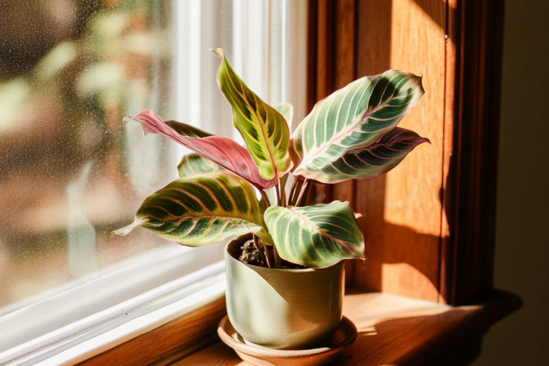 Maranta Leuconeura ‘Fascinator Tricolor’ – pielęgnacja i ciekawostki! 🌿✨