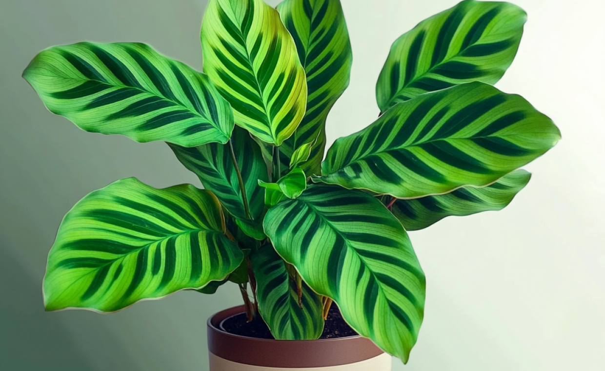 🌿 Calathea zebrina – pielęgnacja i ciekawostki