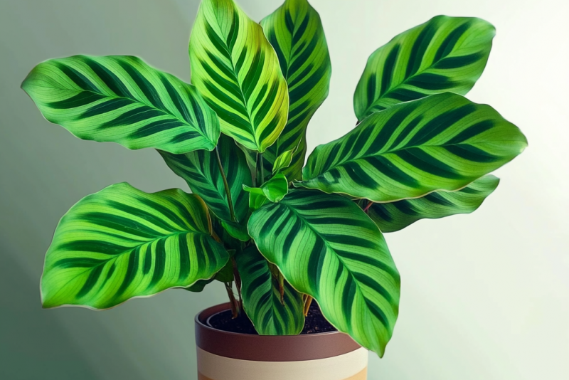 🌿 Calathea zebrina – pielęgnacja i ciekawostki