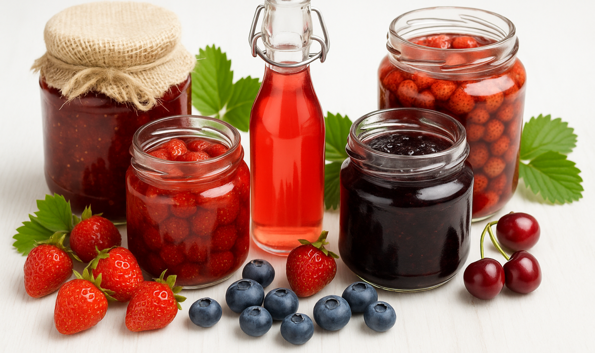 🍓 Czerwcowe przetwory – co robić z nadmiarem owoców?