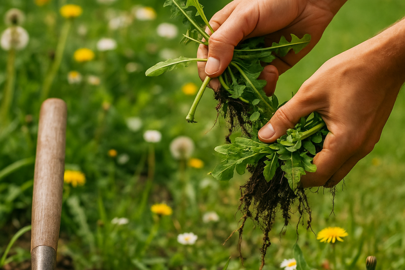 🌿 Naturalne sposoby na zwalczanie chwastów w ogrodzie
