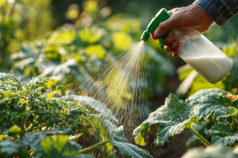 Oprysk z mleka na choroby warzyw – naturalna ochrona w ogrodzie 🌱🥛