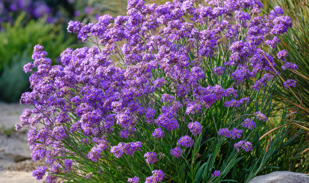 Zatrwian Gmelina (Limonium gmelinii) – niezwykła bylina do ogrodu i na suche bukiety 🌸