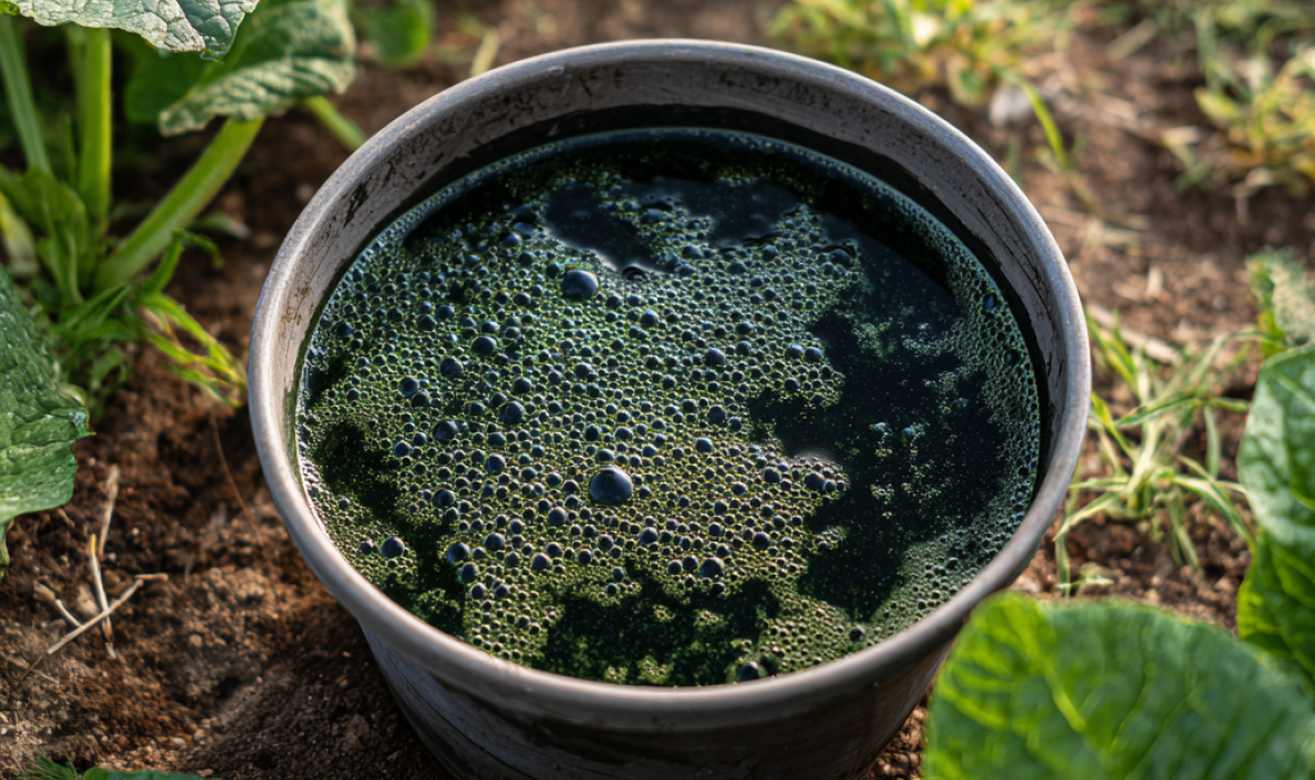 Gnojówka z żywokostu lekarskiego – naturalny nawóz prosto z ogrodu 🌿💧