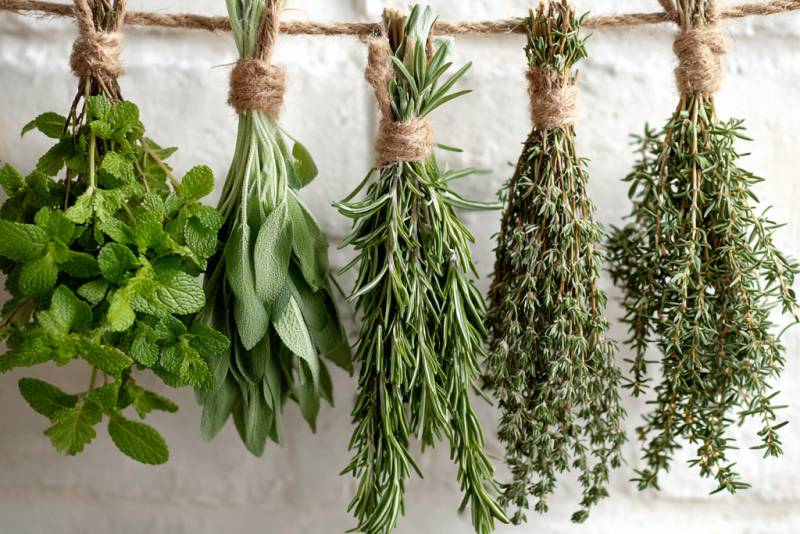 🌿 Wrześniowe zbiory ziół – co warto suszyć na zimę?