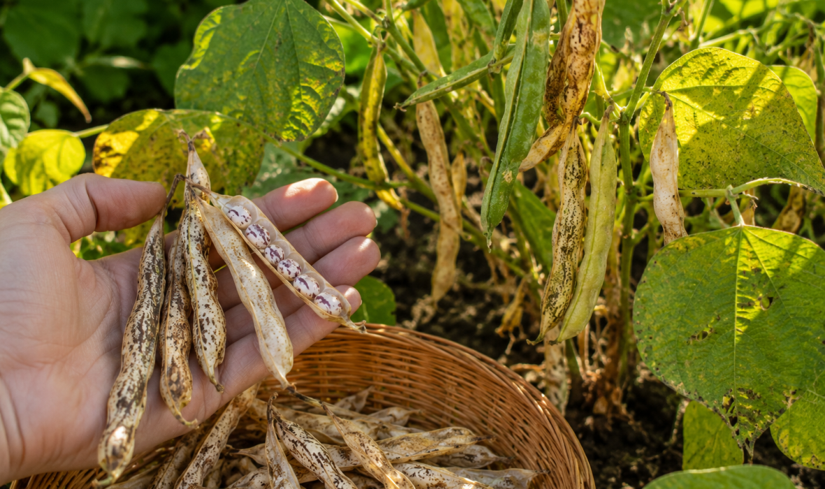 🌱 Jak zebrać własne nasiona fasolki szparagowej?