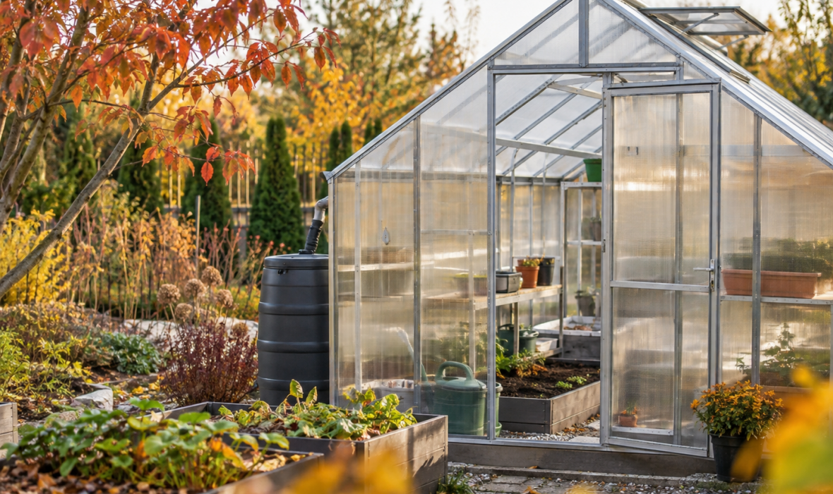 ❄️ Jak przygotować szklarnię do zimy?