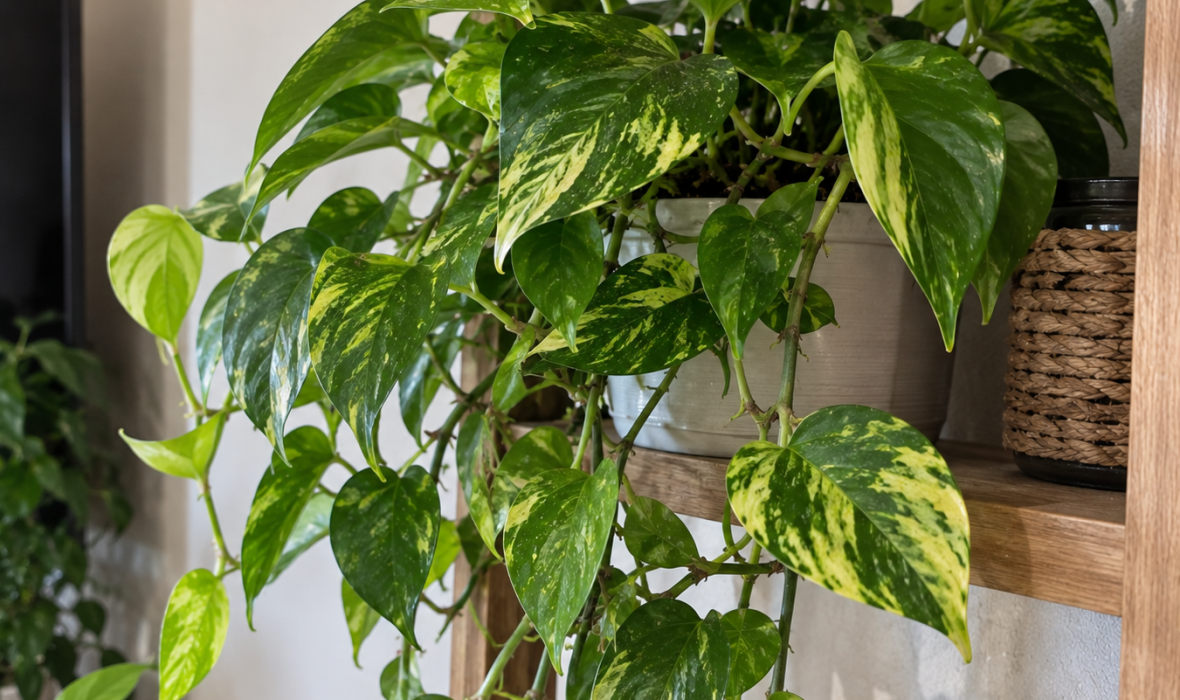 Epipremnum złociste (Epipremnum aureum) – pielęgnacja i ciekawostki! 🌿✨