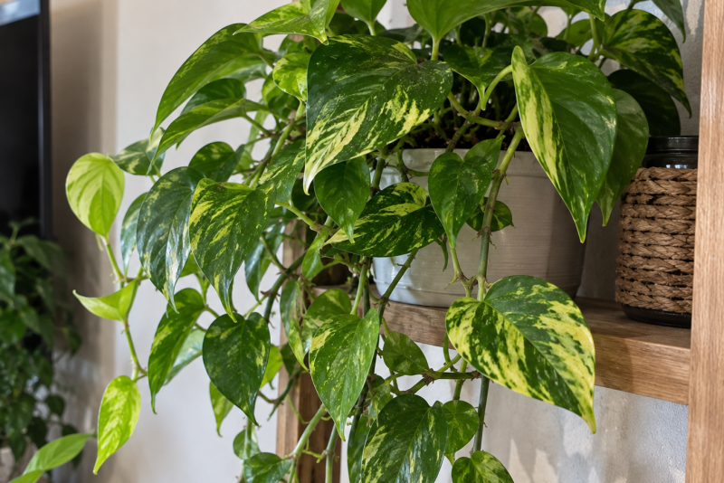 Epipremnum złociste (Epipremnum aureum) – pielęgnacja i ciekawostki! 🌿✨