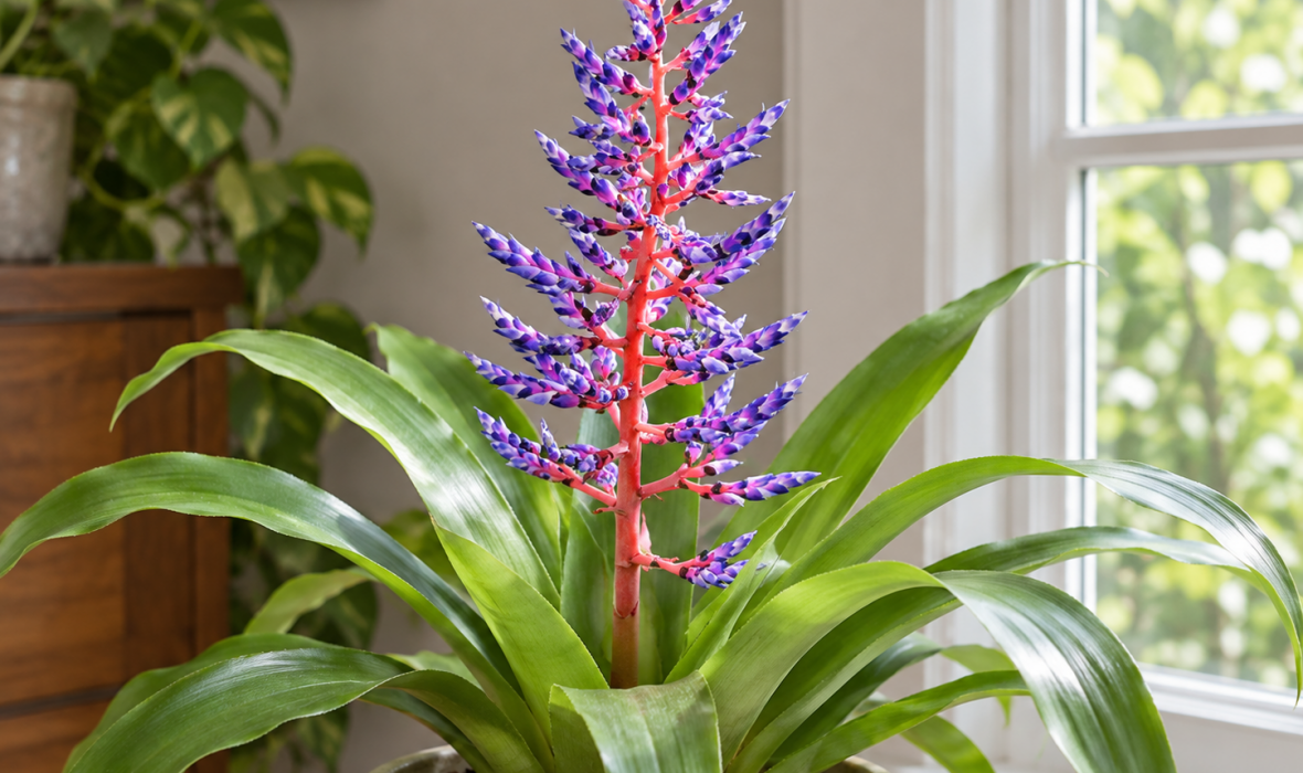 Aechmea ‘Blue Tango’ – opis i pielęgnacja 🌿💙