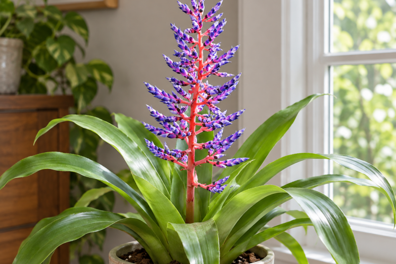 Aechmea ‘Blue Tango’ – opis i pielęgnacja 🌿💙