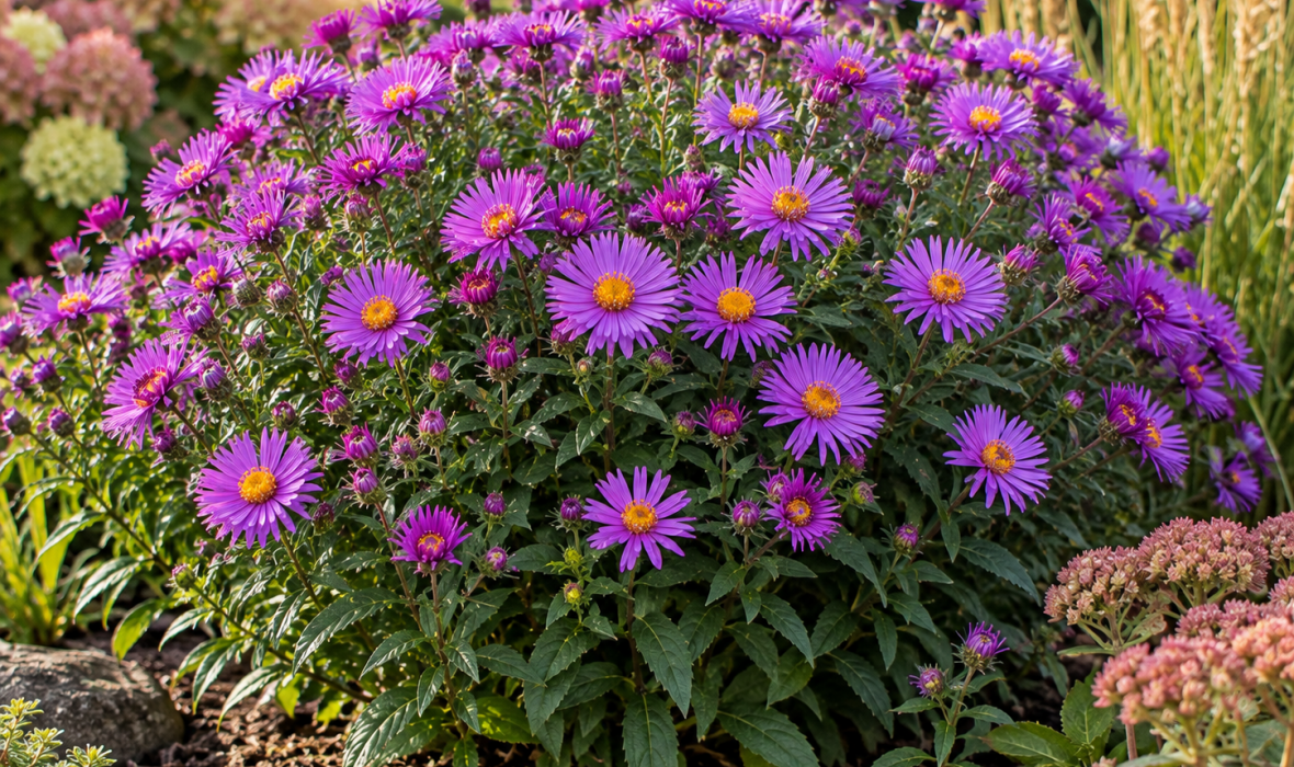 Aster nowoangielski 'Purple Dome' – uprawa i pielęgnacja