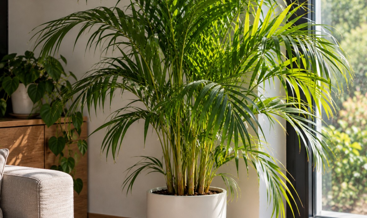 Areka żółtawa (Chrysalidocarpus lutescens, syn. Dypsis lutescens) – uprawa i pielęgnacja