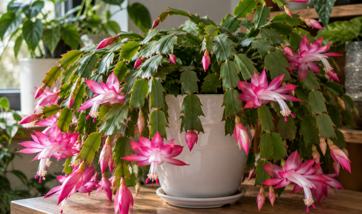 Grudnik (Schlumbergera), czyli kaktus bożonarodzeniowy – uprawa i pielęgnacja