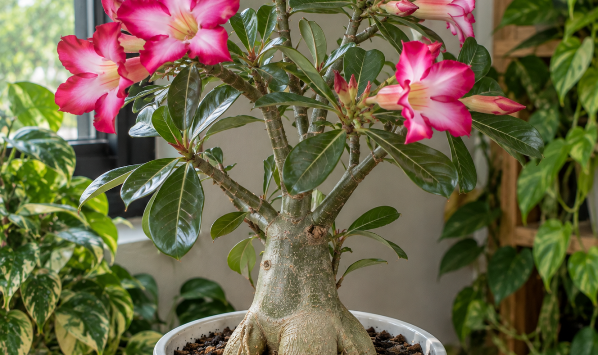 Adenium (Adenium obesum), czyli róża pustyni – uprawa i pielęgnacja