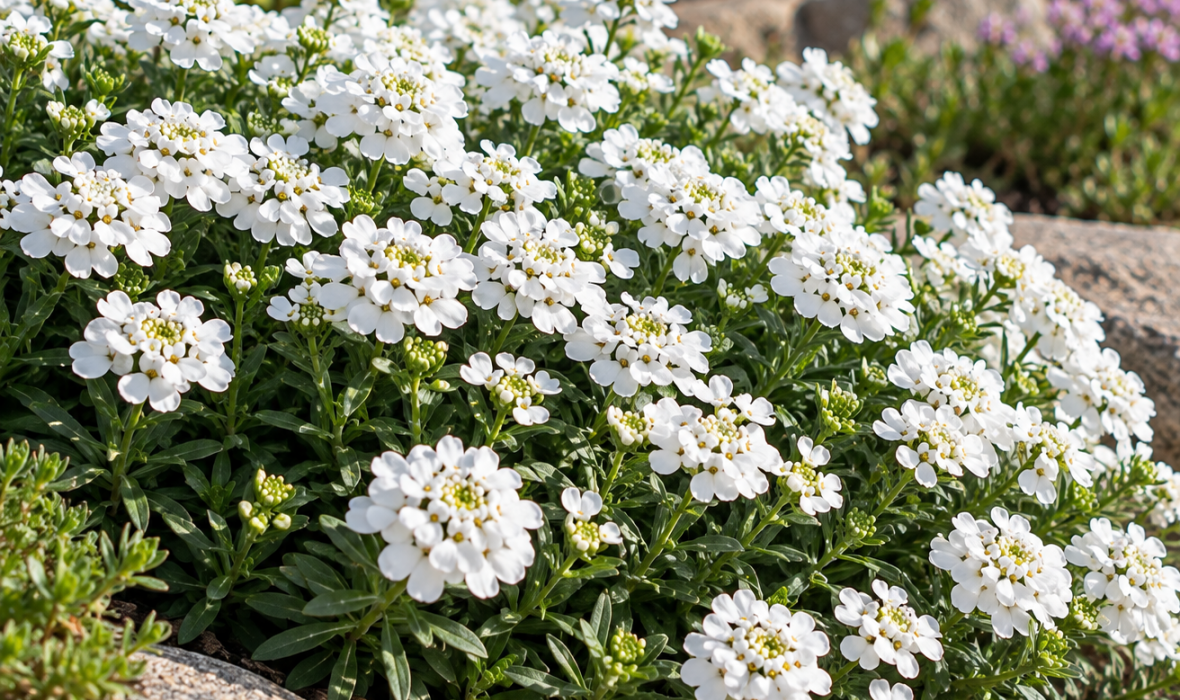 Ubiorek wiecznie zielony (Iberis sempervirens) – uprawa, pielęgnacja i cięcie