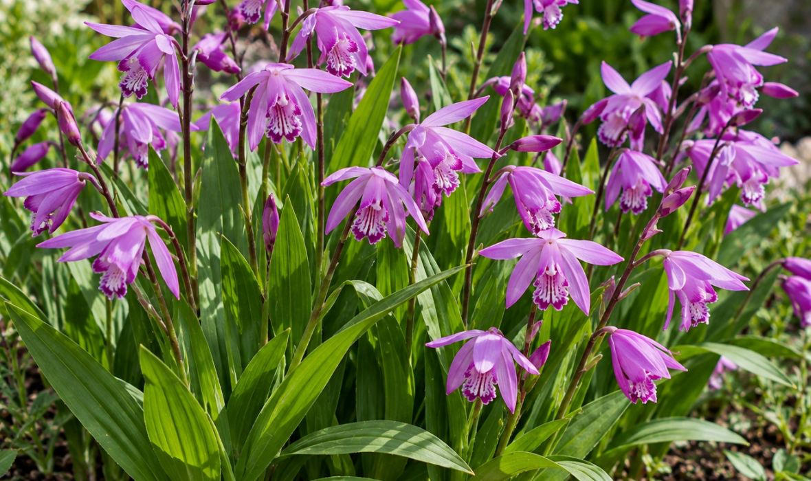 Bletilla pasiasta (Bletilla striata) – uprawa, sadzenie i zimowanie